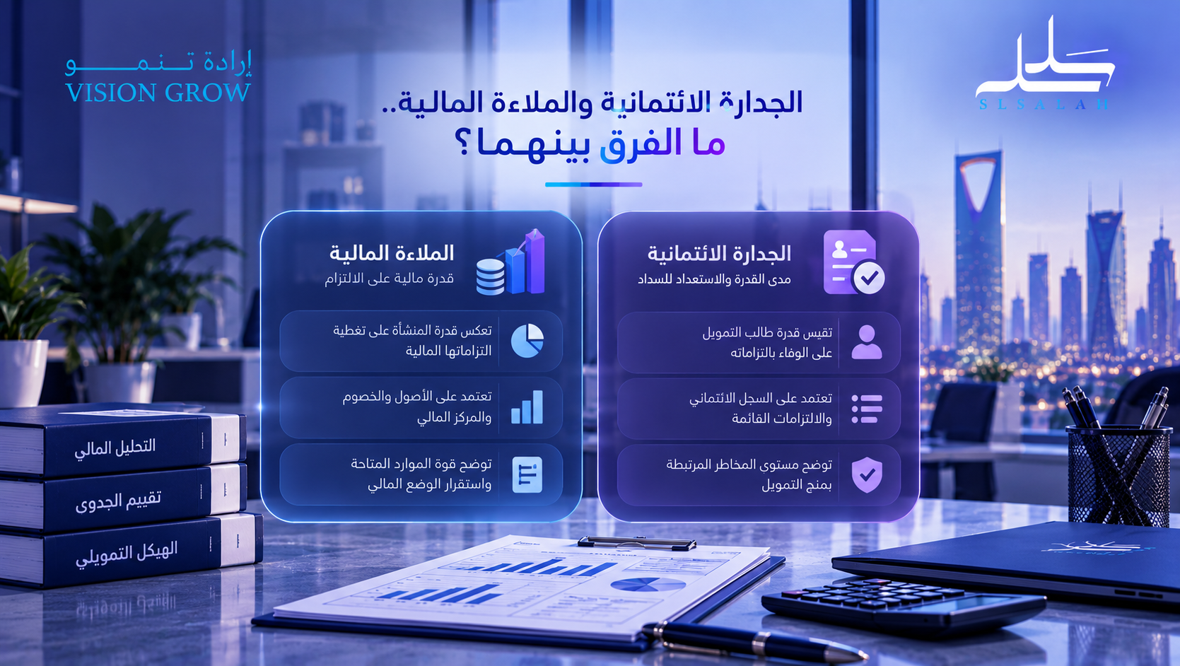 الجدارة الائتمانية والملاءة المالية.. ما الفرق بينهما؟